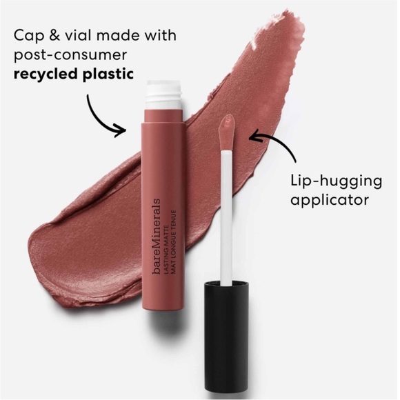 BareMinerals Mineralist Lasting Matte Liquid Lipstick in Mighty NIB - Picture 3 of 4